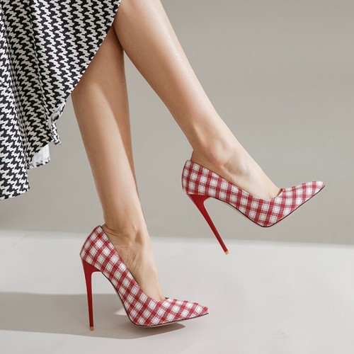 Elegant Womens Pumps Pointed Toe High 