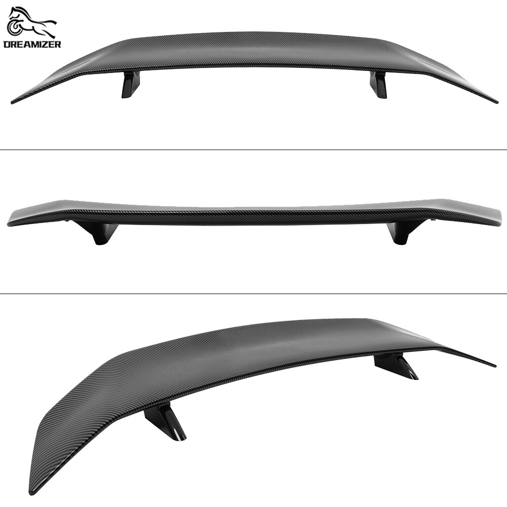46" Racing Carbon Fiber Rear Trunk Spoiler Tail Wing Lip For Audi R8 GT V8 V10