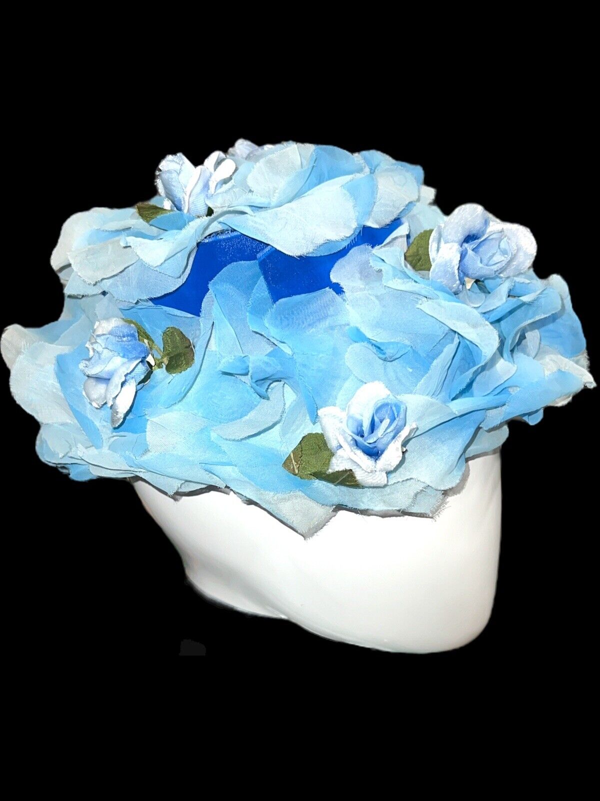 1960’s Vintage Evelyn Varon Exclusive Blue Flower… - image 3