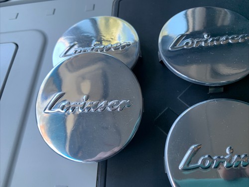 Genuine Lorinser Wheel CENTER CAP Hi Polished Finish Set Of 4 Pcs - Picture 5 of 7