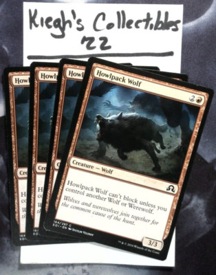 Mtg Howlpack Wolf x4 | eBay