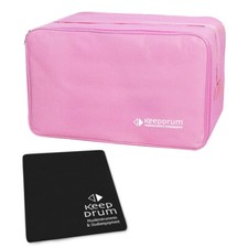 keepdrum CB-01PK Cajon-Tasche Pink + Sitz-Pad