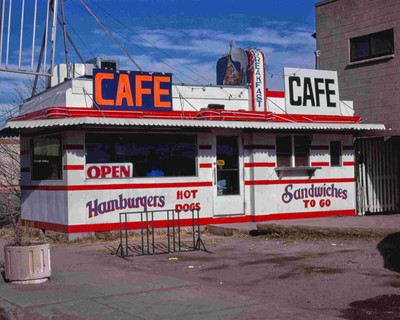 Stork Cafe, Winslow, Arizona Vintage Old Photo Reprints
