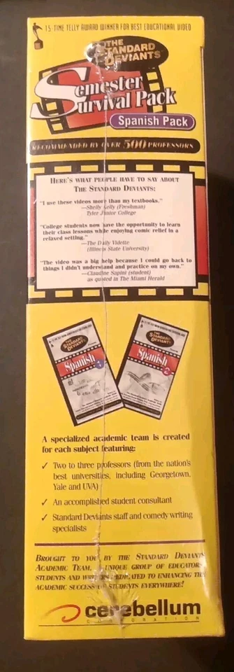 The Standard Deviants:Spanish (Parts 1 & 2) VHS - Image 4 of 4