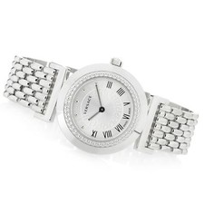 Versace Women's P5Q99D001 H090 Vanity Stainless Steel Silver Dial Bracelet Watch