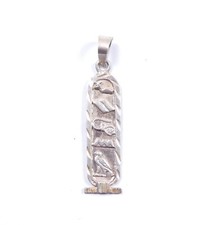 Egyptian Hieroglyphics Pendant Sterling Silver FEONA 2g