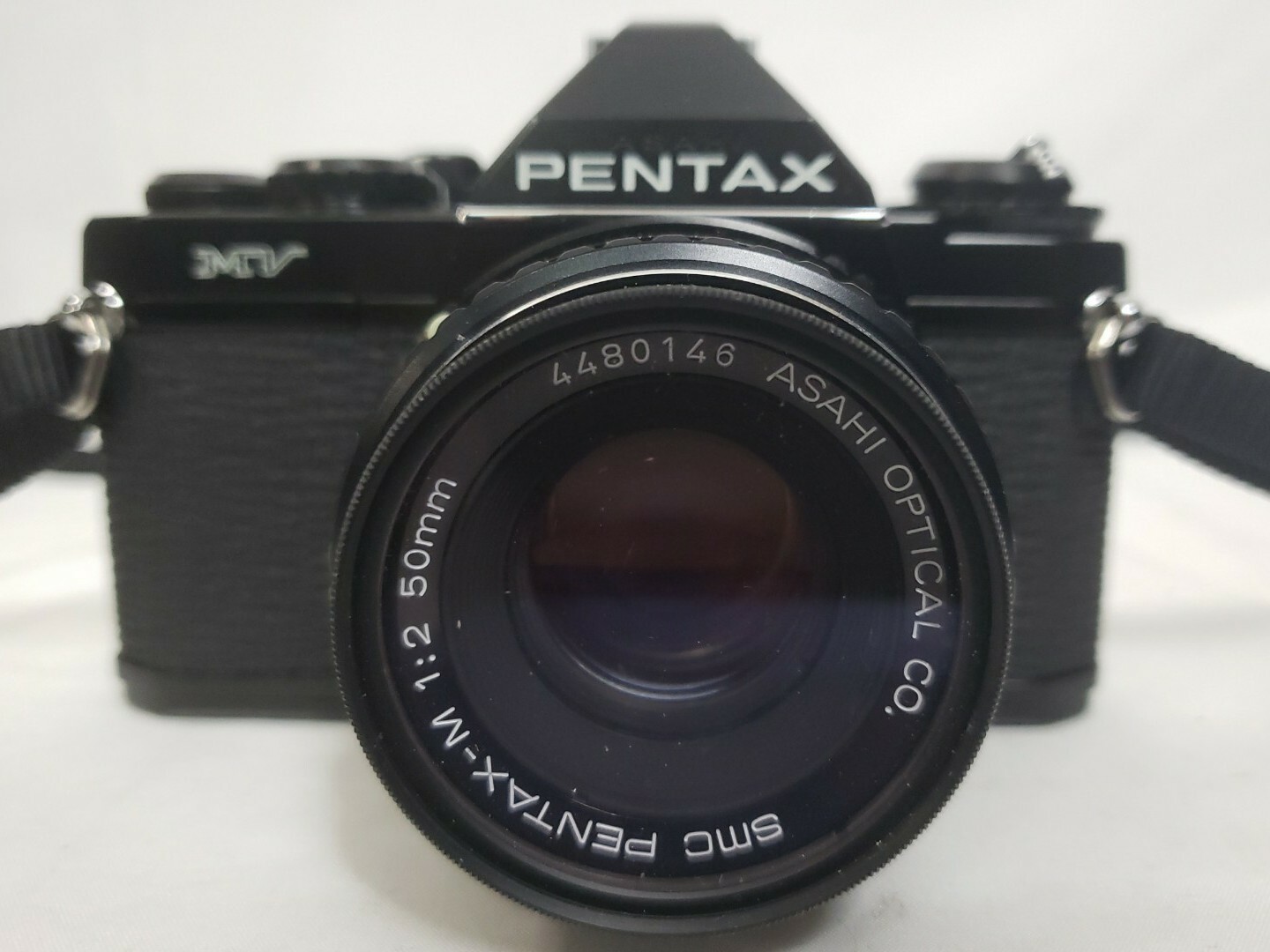 Vintage Pentax MV 35mm Camera w/Multiple Lenses, Flash, Manual, Case & Filters eBay