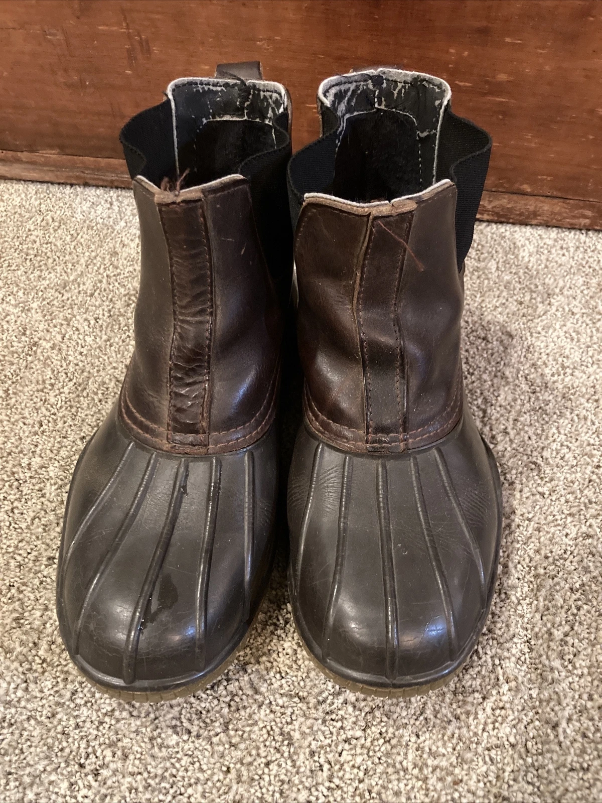 Orvis Brown Wading Boots Slip On Size 9 Used Baffin Technology Made In Canada