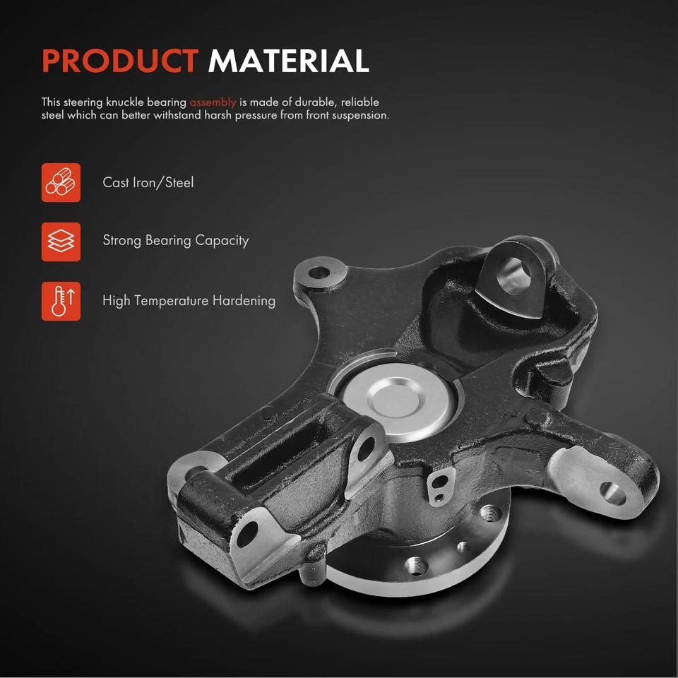 Conjunto de nudillo de dirección delantera derecha para Mercedes-Benz Sprinter 3500 10-17 tracción trasera Foto 4 de 4