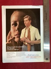 Van Heusen 417 Men s Dress Shirts 1968 Print Ad - Great To Frame