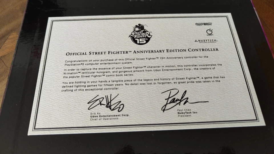 ULTRA RARE AKUMA - Street Fighter 2 15th anniversary controller PS1/PS2 SEALED - Image 3 of 4