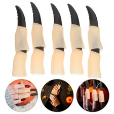 Witch Fingernail Claws Finger Nails for Cosplay Costume Party Halloween Decor