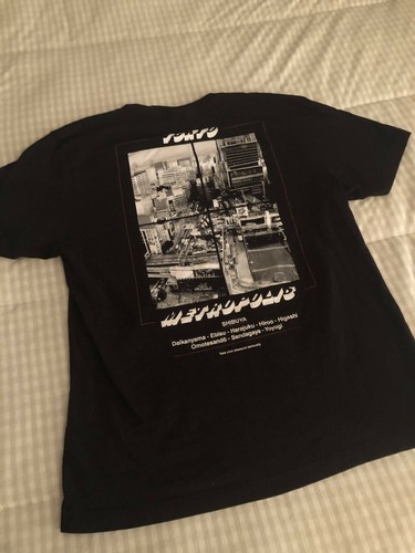 H\u0026M Divided Mens Black Tokyo T-shirt 