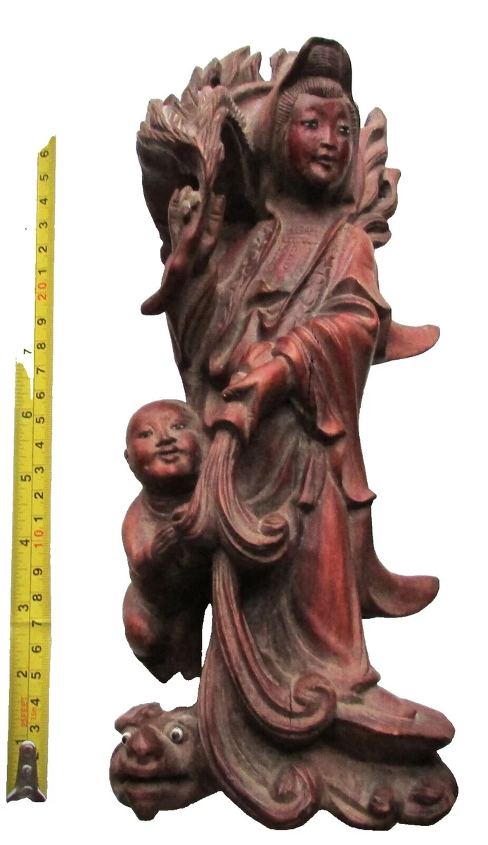古董玉树在中国风雕像、雕像| eBay