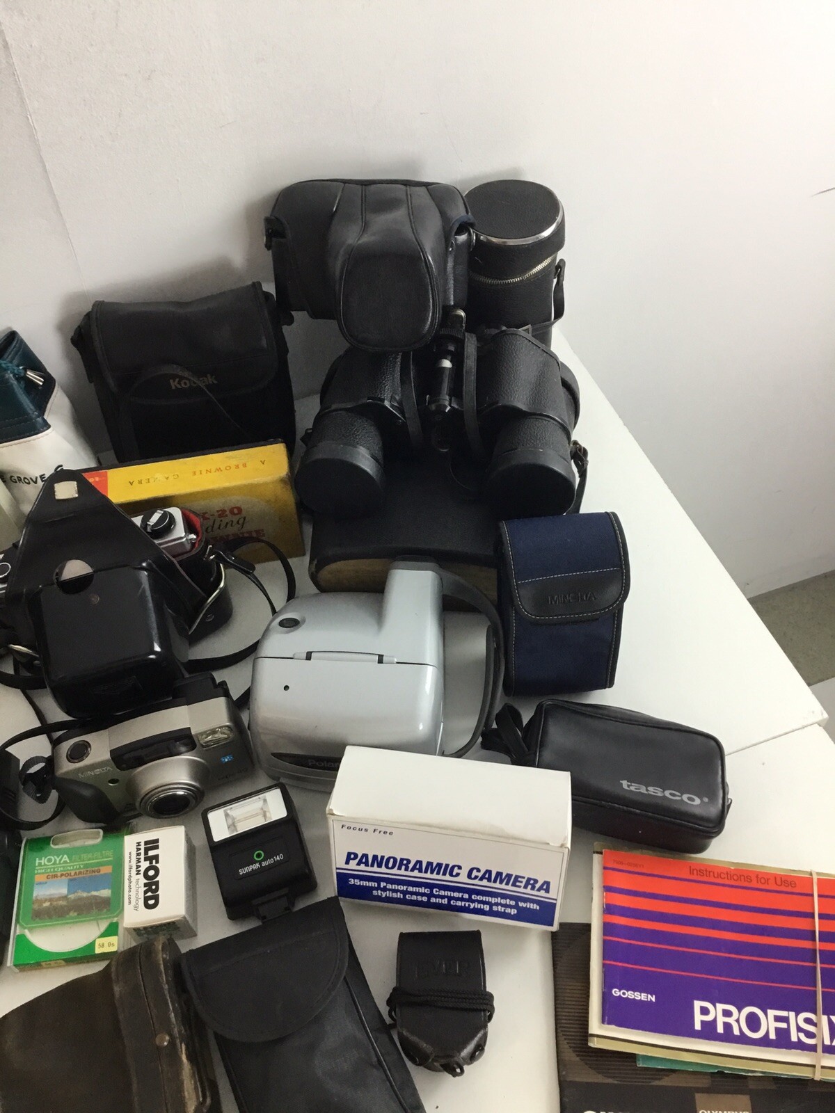Camera Job Lot Bundle Sat Navs Film Cameras Binoculars Camcorder