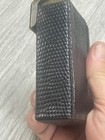 Bosca Black Cigarette Case very good condition Vintage Genuine Lizard — photo 8