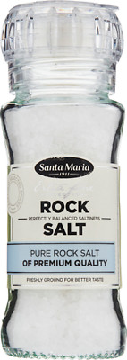 SANTA MARIA Pure Rock Salt Grinder Premium Quality 140g 4.93oz