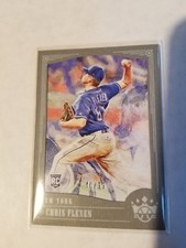 2018 Diamond Kings Chris Flexen RC #96 Gray Framed Parallel 40/99 Mets