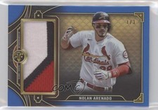 2022 Topps Triple Threads Single Jumbo Relics Sapphire 1/3 Nolan Arenado i8n