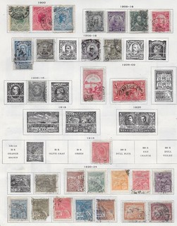 30 Brazil Stamps from Quality Old Antique Album 1900 1924
