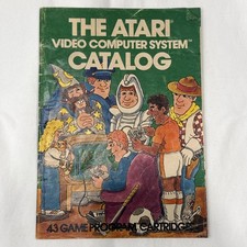 The Atari Computer System Catalog Video Green Cover 1981 CO16725 BooK