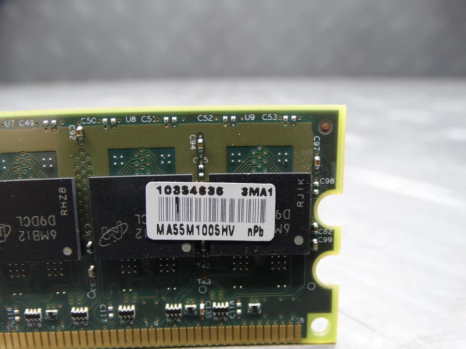 IBM 2GB (1GBx2) Memory RAM FRU 12R8255 Vintage - Image 4 of 4