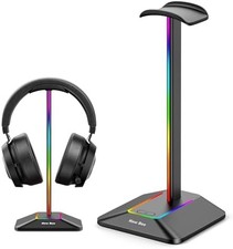 RGB Headphone Stand for Desk Black Gaming