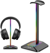 RGB Headphone Stand for Desk Black Gaming