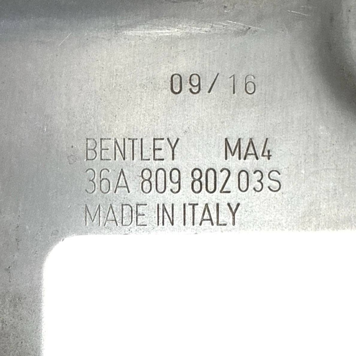 2016 2017 2018-2020 BENTLEY BENTAYGA REAR BODY REINFORCEMENT PANEL END PLATE OEM