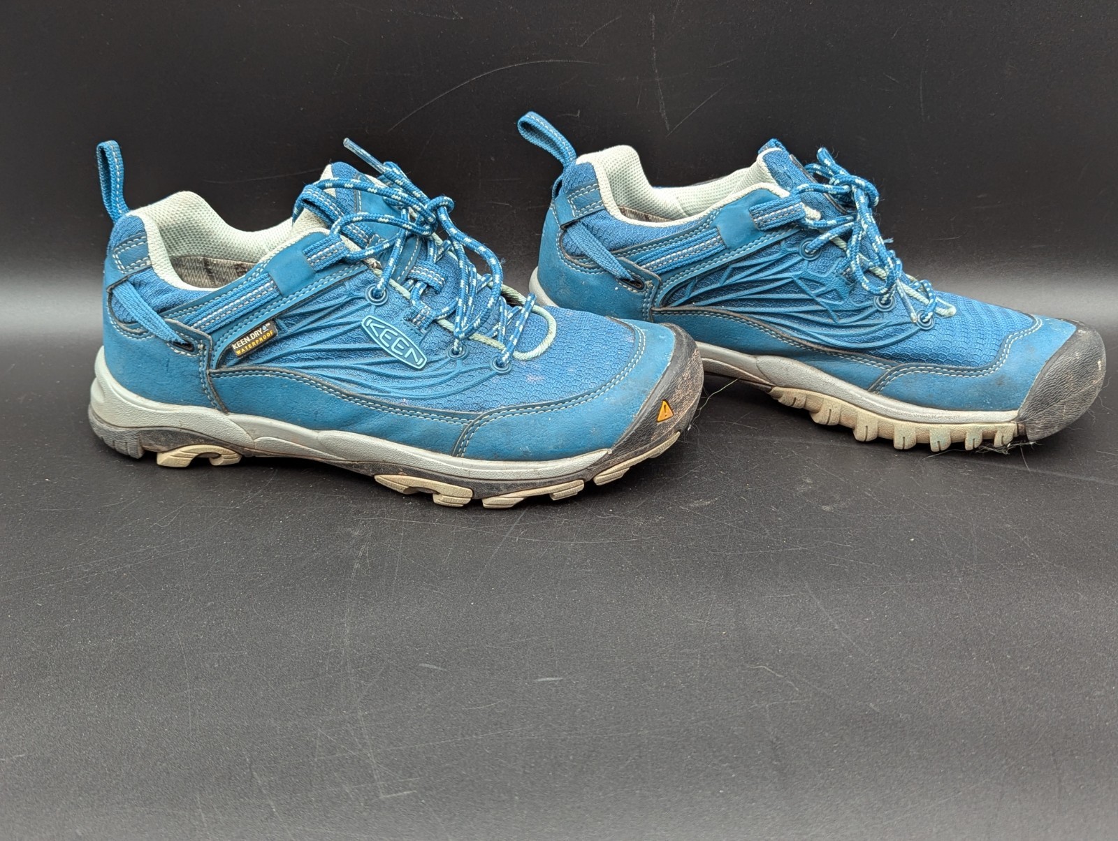 Scarpe da trekking Keen blu Saltzman sneakers allacciate taglia 8 5 donna 1014519