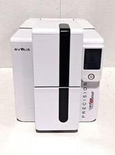 Evolis PRIMACY Card@Once Precision Card Printer No Keys Power Tested Read
