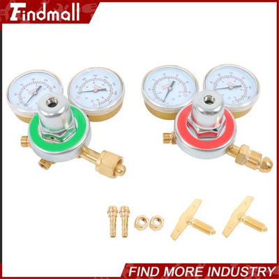 #ad Acetylene Oxygen Gas Welding Regulator Pressure Gauge Fit Solid Brass Set $53.90