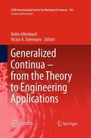 Holm Altenbach (U. A.) | Generalized Continua - From The Theory To...