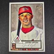 2007 Topps '52 Justin Upton #170 Rookie Card. rookie card picture