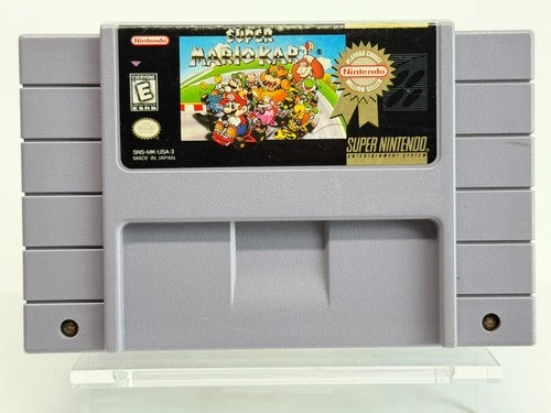 Super Mario Kart (Super Nintendo SNES) Authentic * MILLION SELLER *