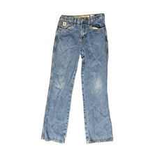 Cinch MB10082001 Jeans Boys Size 12R Blue Medium Wash Straight Leg Denim