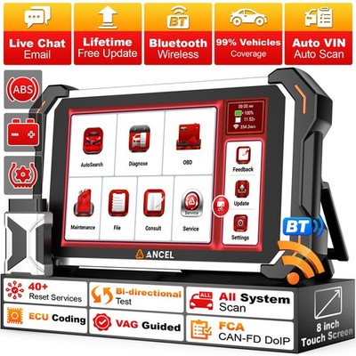 ANCEL DS600BT Bidirectional All System ABS SAS Reset For Chevy Equinox 2005-2026
