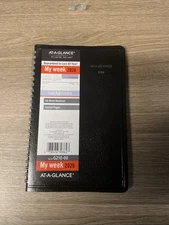 2026 AT-A-GLANCE DayMinder 5" x 8" Weekly Appointment Book,