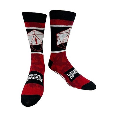 Hyp Comix Socks Dungeons & Dragons Crew Socks - Critical Fail #1 New