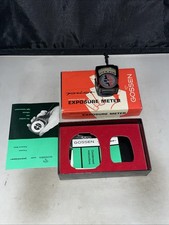 Gossen Pilot 2 Exposure Meter With Case  Original Box Photography German Made