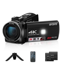 ORDRO Z36 Video Camcorder 4K, 64MP Vlogging f...