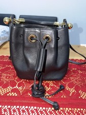 Chloé Vick Bucket Bag Black Leather | Gold Hardware |Luxury Designer Handbag