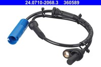 ATE ABS Sensor Raddrehzahl DrehzahlfüHler Vorne FüR BMW 3Er Touring E91 E90 E92