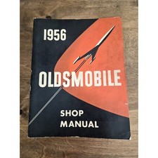 1956 Oldsmobile Factory Shop Service Repair Manual Rocket 88 98
