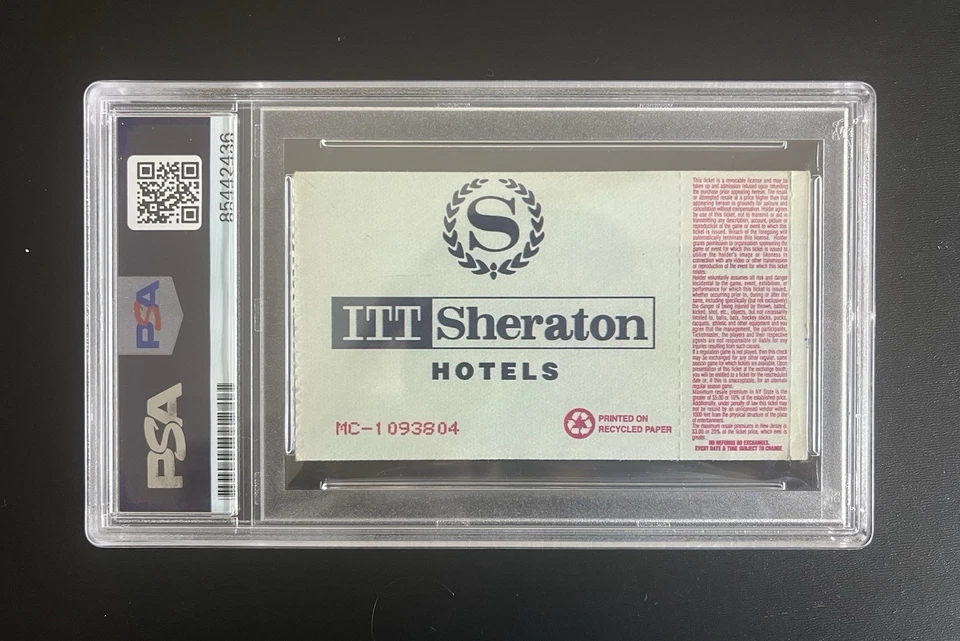 Julio Cesar Chavez Signed Ticket Stub Vs Oscar De La Hoya PSA Grade 10 Gem Mint - Image 2 of 2