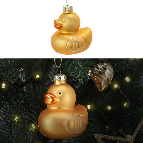 Christbaumschmuck Ente Handbemalt Weihnachten Glas Baumschmuck AufhäNger-image
