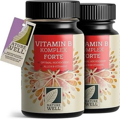 Vitamin B Komplex FORTE -hochdosiert - 360 Tabletten - alle 8 B-Vitamine - Vegan