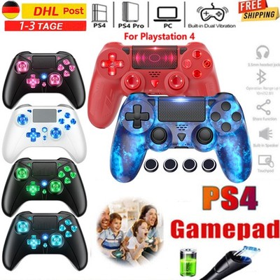 2025 Für Playstation 4 Controller PS4 Wireless Dualshock Controller LED-Licht