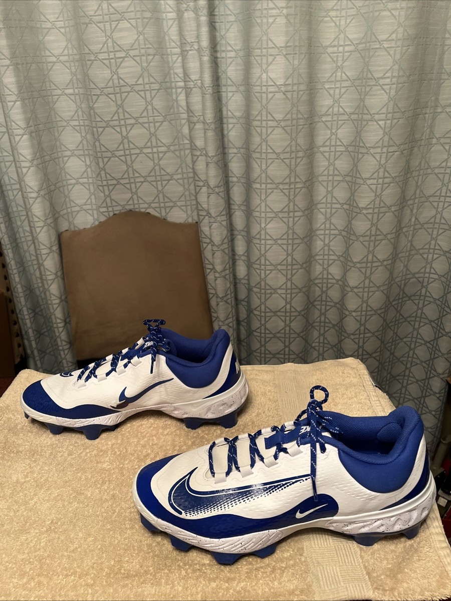 Nike Alpha Huarache 4 Elite MCS Royal Blue Baseball Cleat  display picture 1