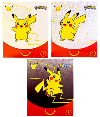 2021 McDonald's Pokemon 25th Anniversary Celebrations Toy #1: Pack + Deck Box  